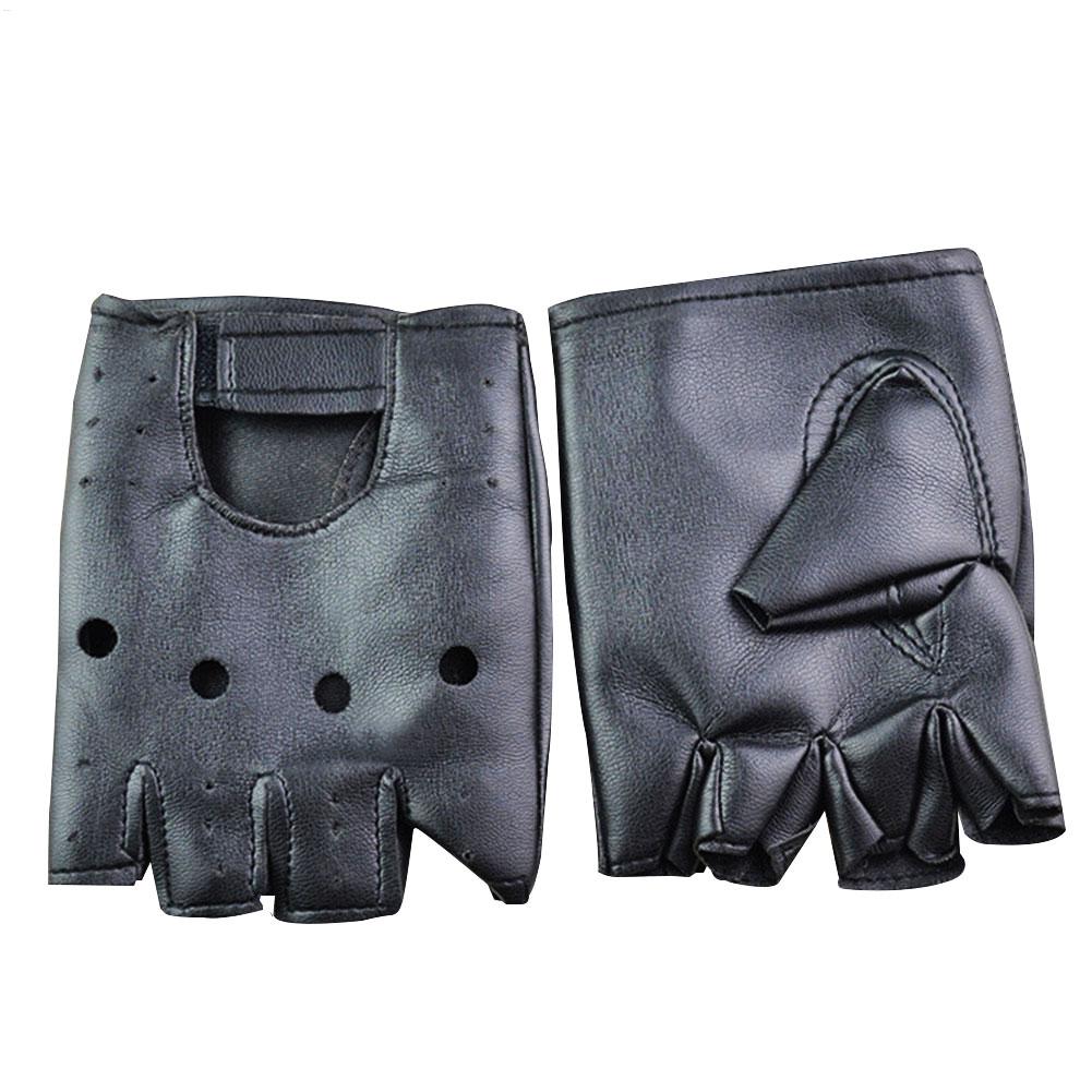 Punk Gloves Men Half Finger Pu - огляд і ціна Workout Glove Gym