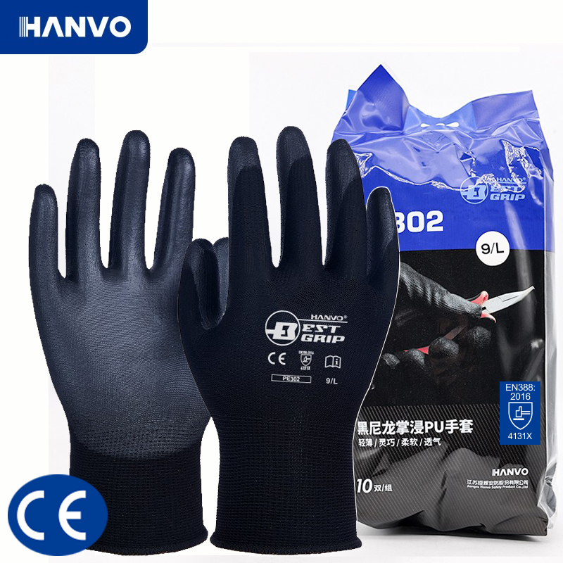 10 Pairs PU Nitrile Safety Coa - огляд і ціна Nitrile Mechanic Glove