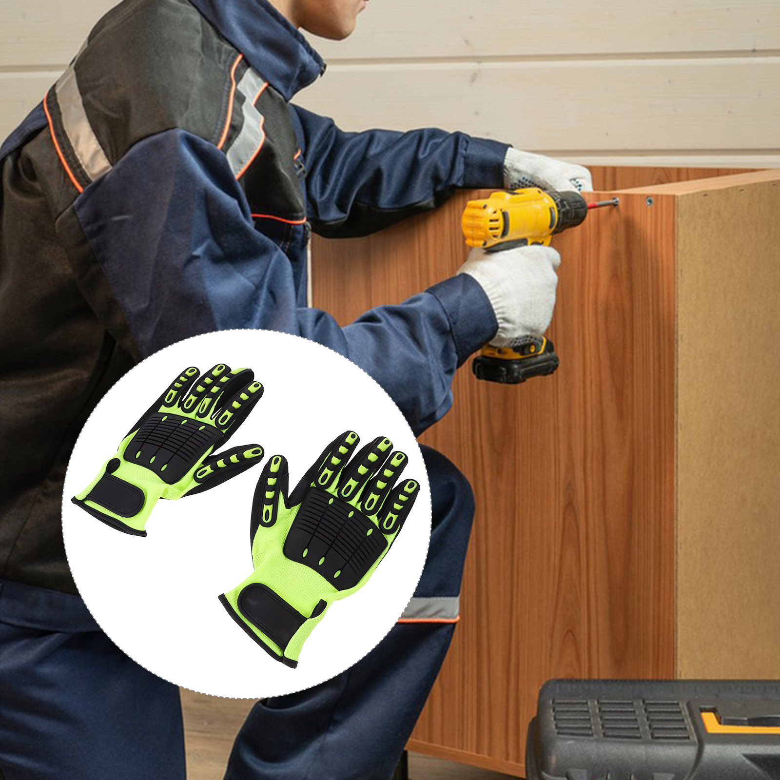 1Pair Heavy Duty Gardening Glo - огляд і ціна Work Glove Impact