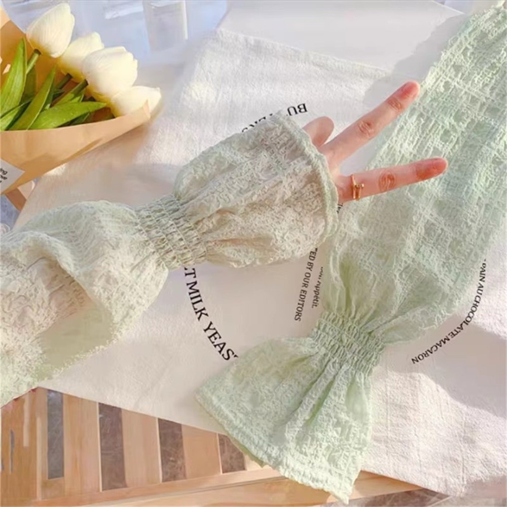 Summer Outdoor Lace Mesh Sun P - огляд і ціна Fingerless Glove Knit
