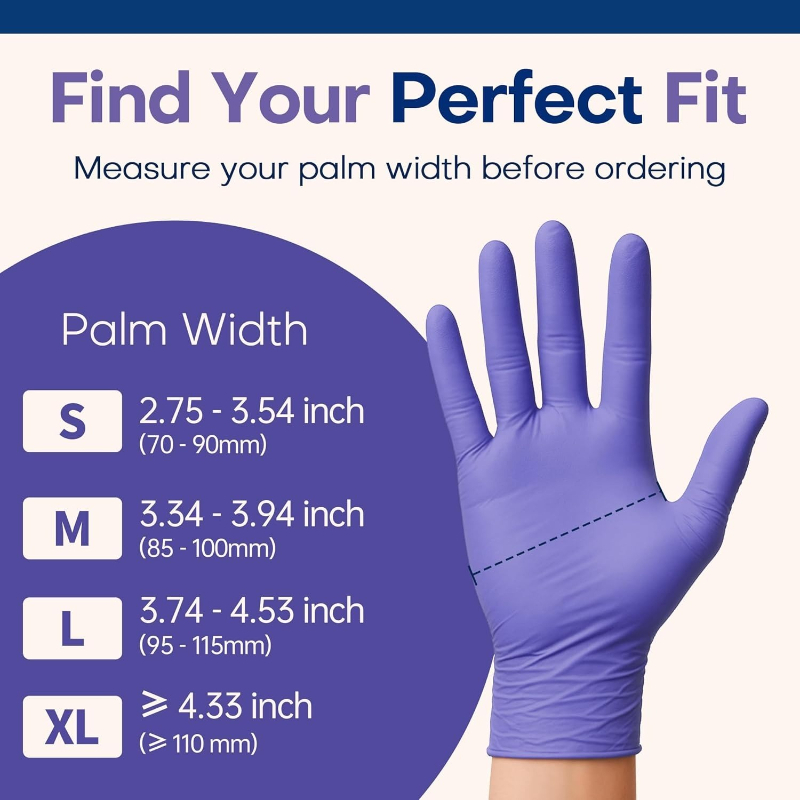 Disposable Gloves Purple Nitri - огляд і ціна Exam Glove Nitrile