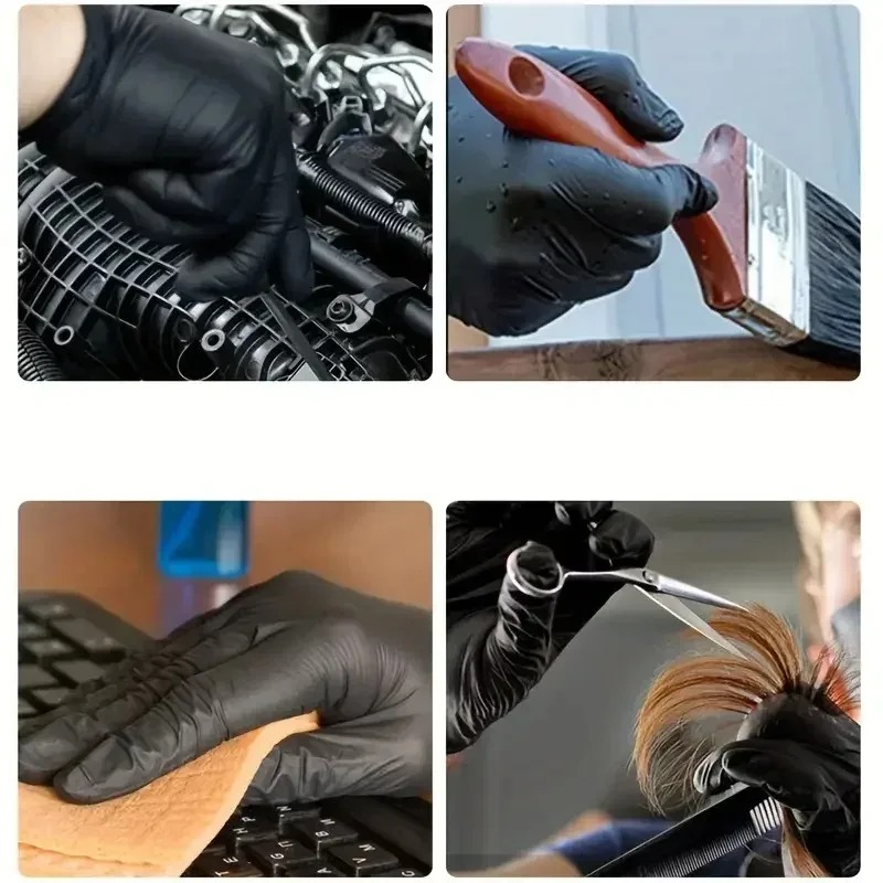 Disposable Black Gloves Unisex - огляд і ціна Latex Disposable Glove