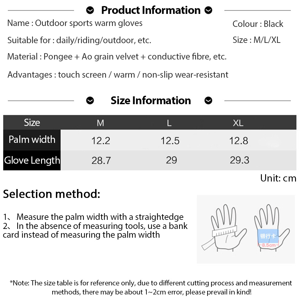 Men Winter Waterproof Cycling  - огляд і ціна Gardening Glove Waterproof