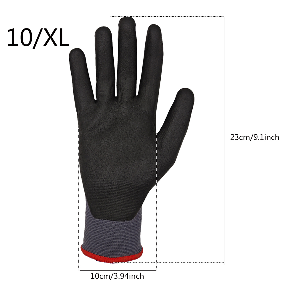SAFETREE 10Pairs CE  Nylon Saf - огляд і ціна Nitrile Mechanic Glove
