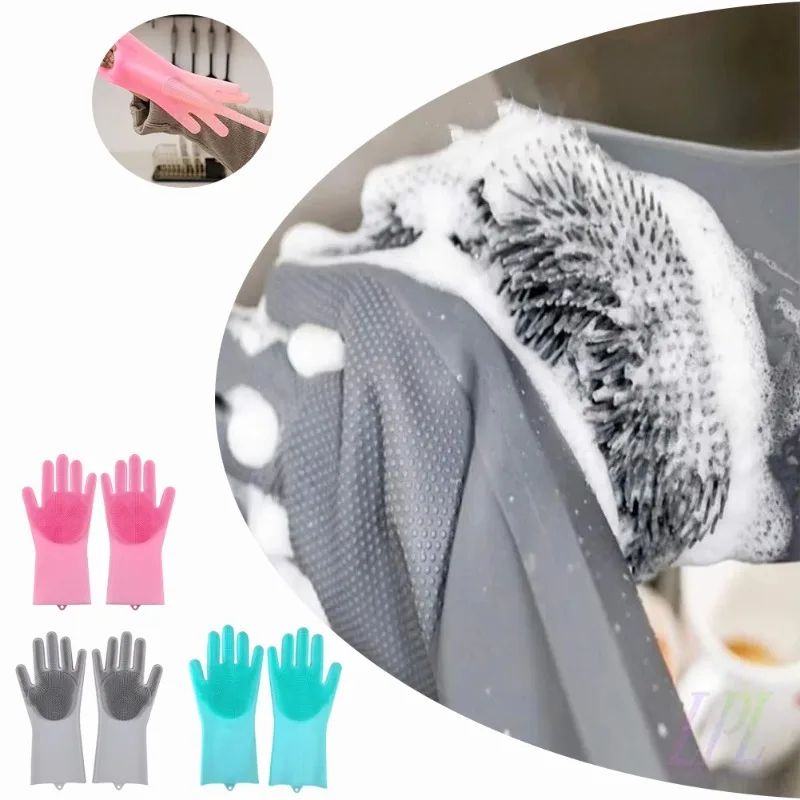 1pc Silicone Dishwashing Glove - огляд і ціна Dish Glove Rubber
