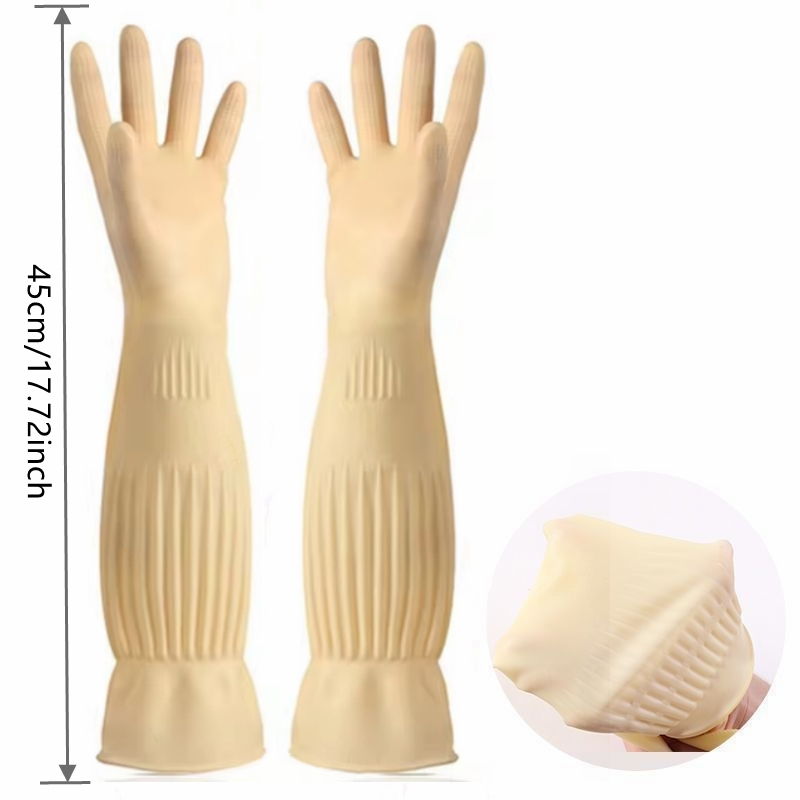 Long Reusable Rubber Dishwashi - огляд і ціна Dish Glove Rubber