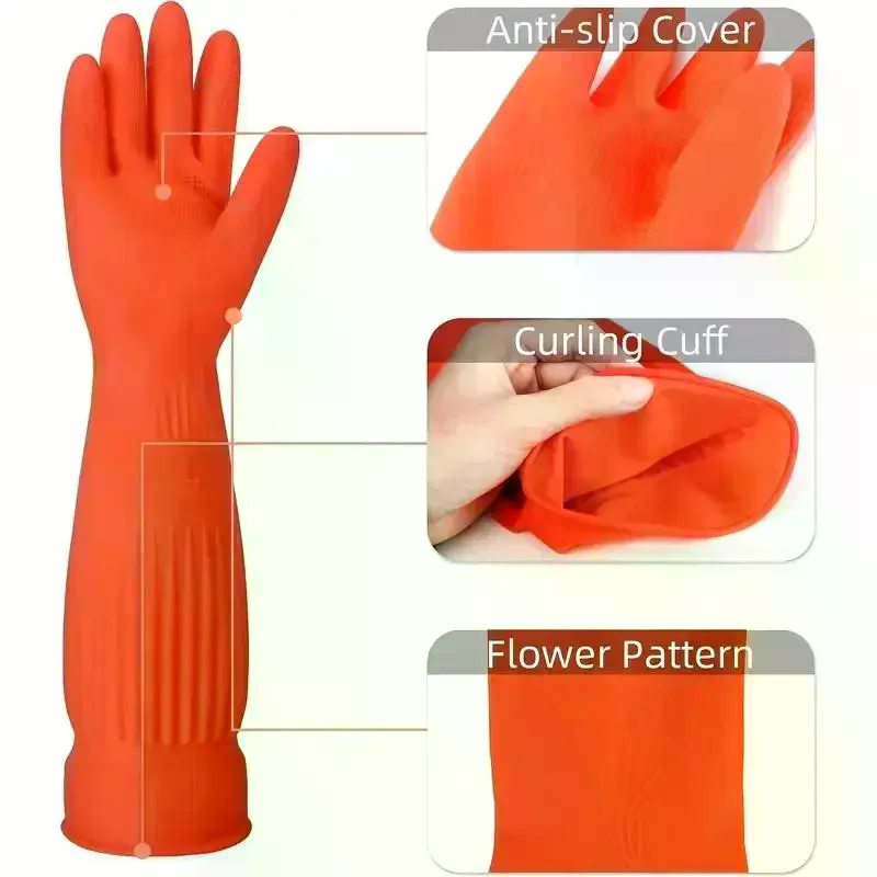 Long Reusable Rubber Dishwashi - огляд і ціна Dish Glove Rubber