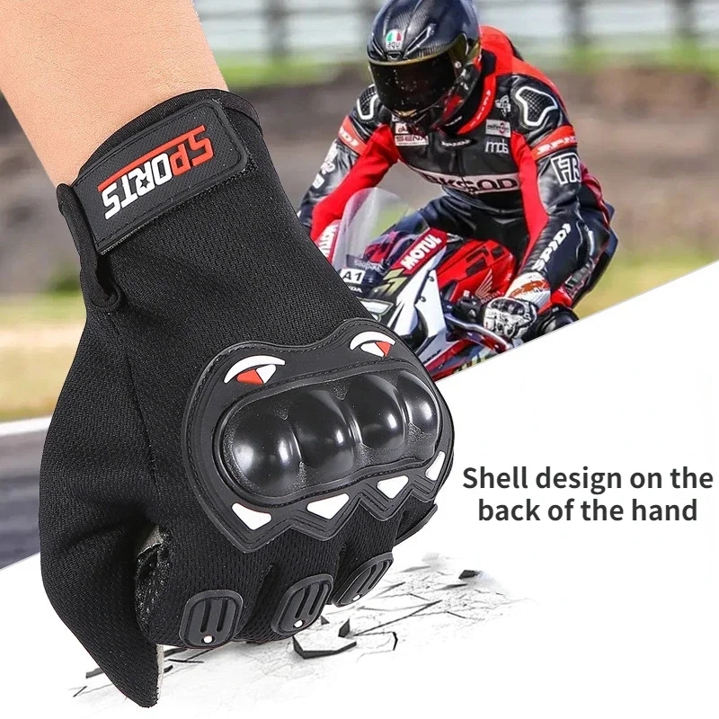 Men's Motorcycle Gloves Full/h - огляд і ціна Motorcycle Glove Knuckle